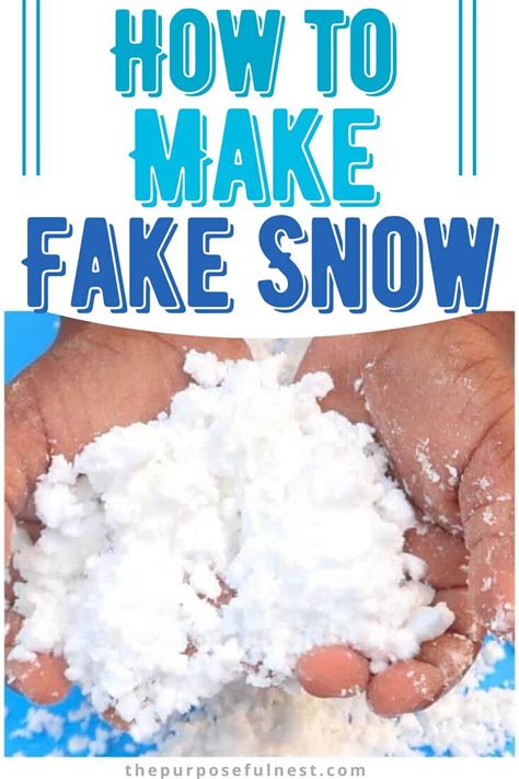 how to clean fake snow